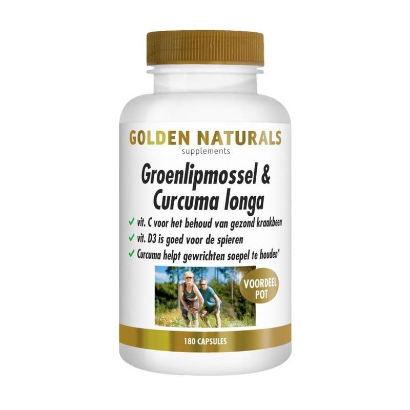 Golden Naturals Groenlipmossel & curcuma longa