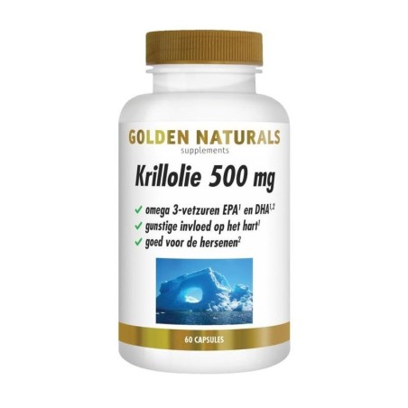 Golden Naturals Krillolie 500mg