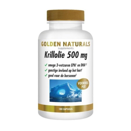 Golden Naturals Krillolie 500mg