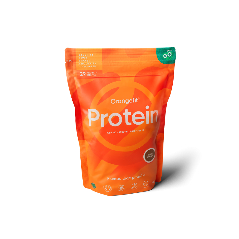 Orangefit Protein 750 gram – Plantaardige eiwitshake | Vits & Mins Orangefit Protein 750 gram – Plantaardige eiwitshake | Vits & Mins