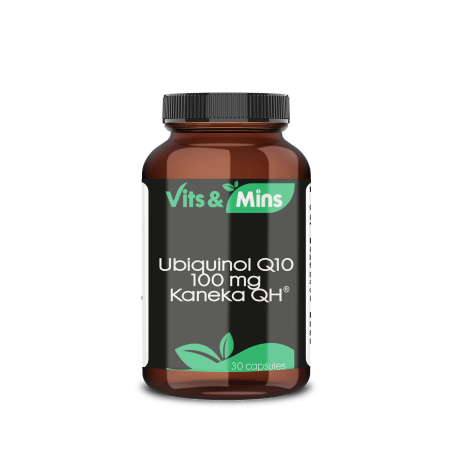 Ubiquinol Q10 100 mg Kaneka QH® - Biologisch Actieve Vorm van Co-enzym Q10 | Amersfoort & Utrecht | vitsenmins.nl