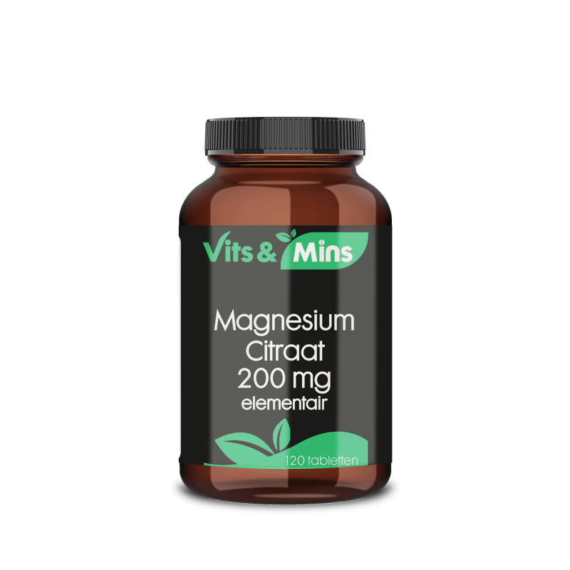Magnesium Citraat 200mg kopen | Vits & Mins