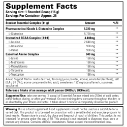 Essential Aminos van Stacker2 – Complete EAA & BCAA formule | vitsenmins.nl