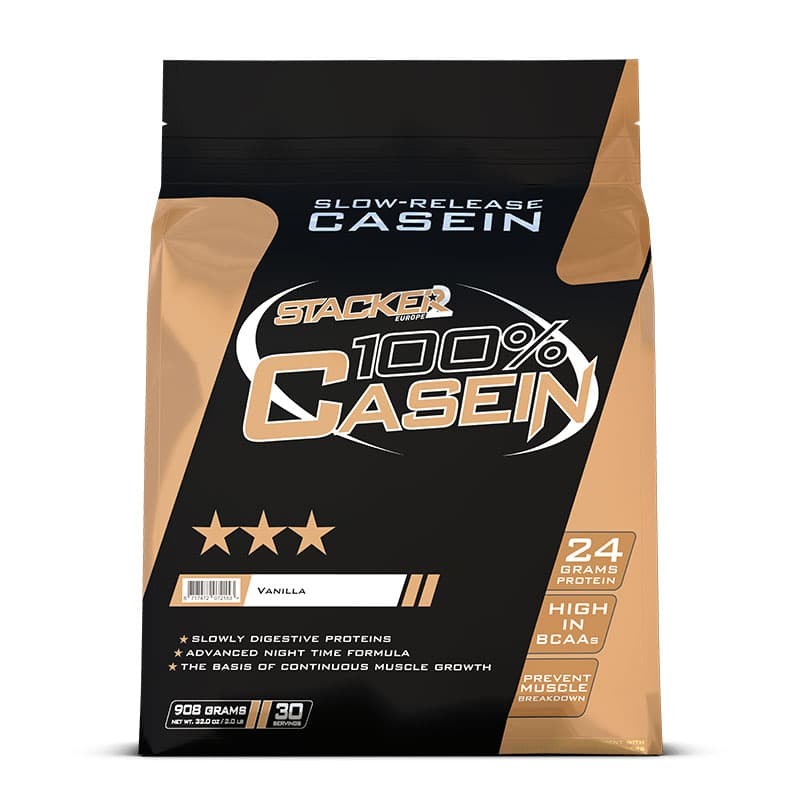 Stacker2 100% Casein 908 g - Langzaam Eiwit voor Nachtelijk Herstel | vitsenmins.nl