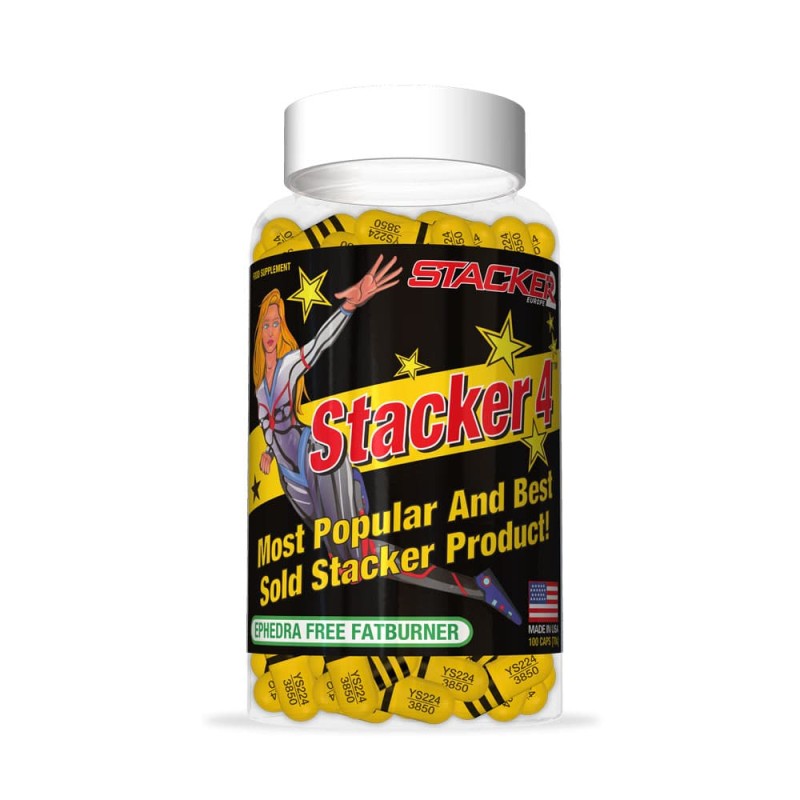Stacker 4 – Ephedra Free Fatburner & Energy Formula | vitsenmins.nl