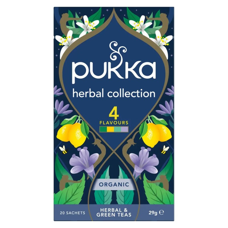 Pukka Herbal Collection – Mix van vijf biologische kruidentheeën | vitsenmins.nl