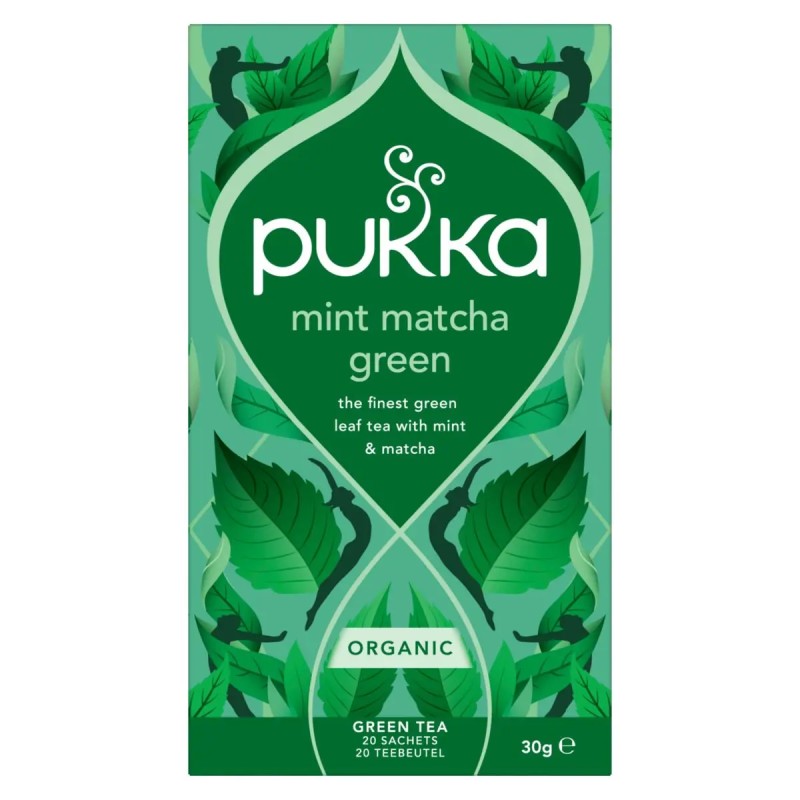 Pukka Mint Matcha Green Bio – Verfrissende groene thee met matcha | vitsenmins.nl