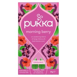 Pukka Morning Berry Bio – Fruitige biologische kruideninfusie | vitsenmins.nl