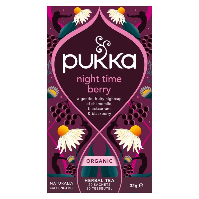 Pukka Night Time Berry Bio – Rustgevende biologische besseninfusie | vitsenmins.nl