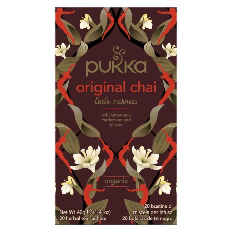 Pukka Original Chai Bio – Warme kruidige biologische infusie | vitsenmins.nl