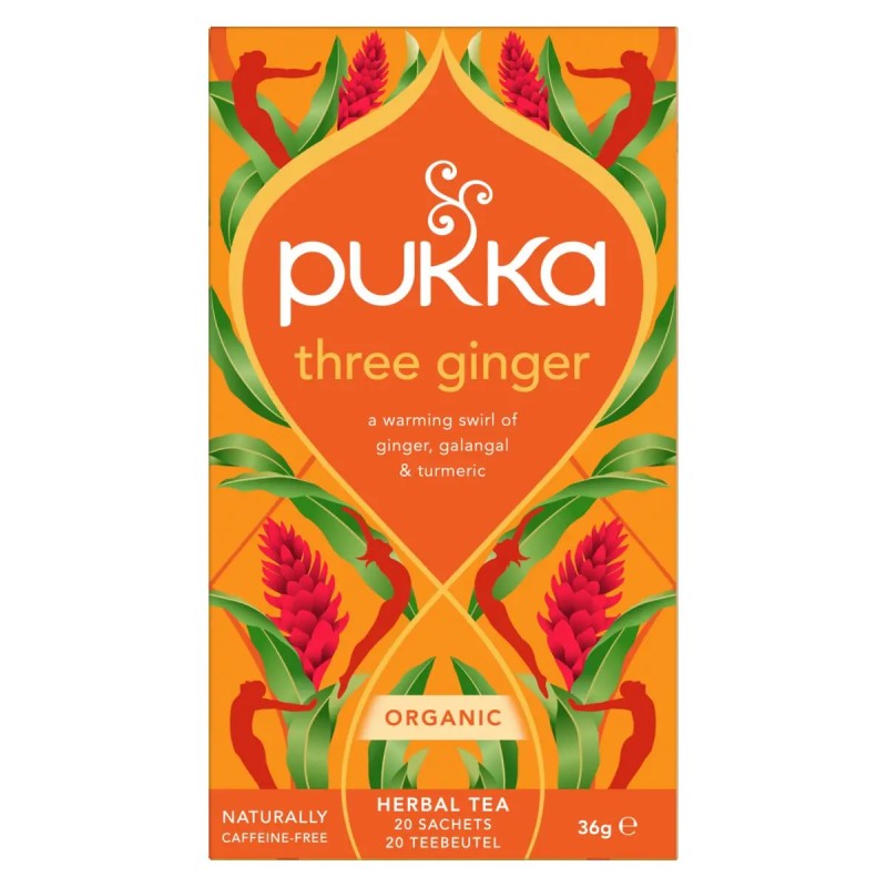 Pukka Three Ginger Bio – Verwarmende biologische kruideninfusie | vitsenmins.nl