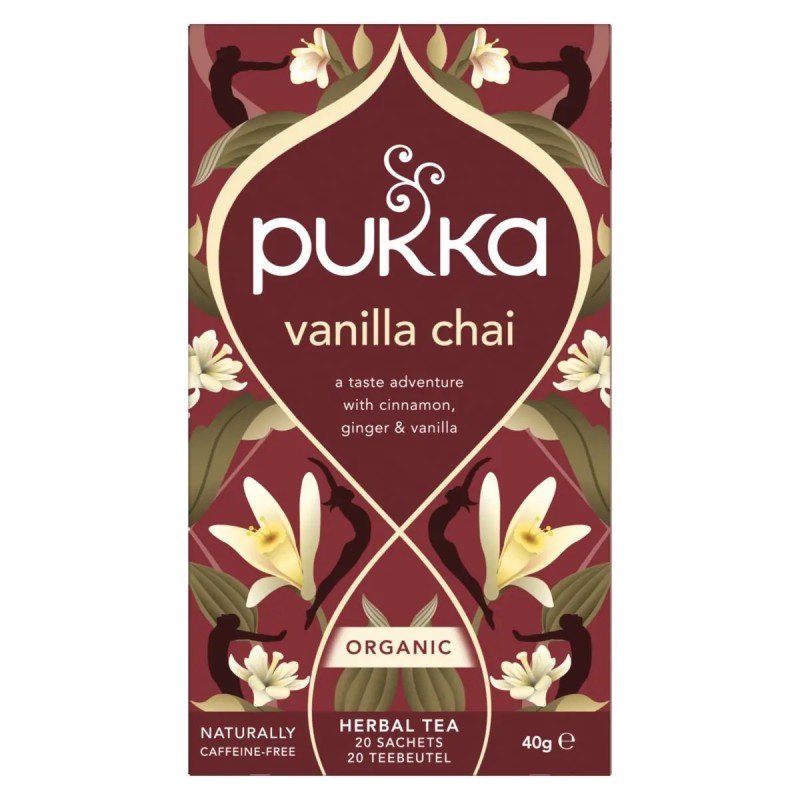 Pukka Vanilla Chai Bio – Warme kruidige chai met vanille | vitsenmins.nl