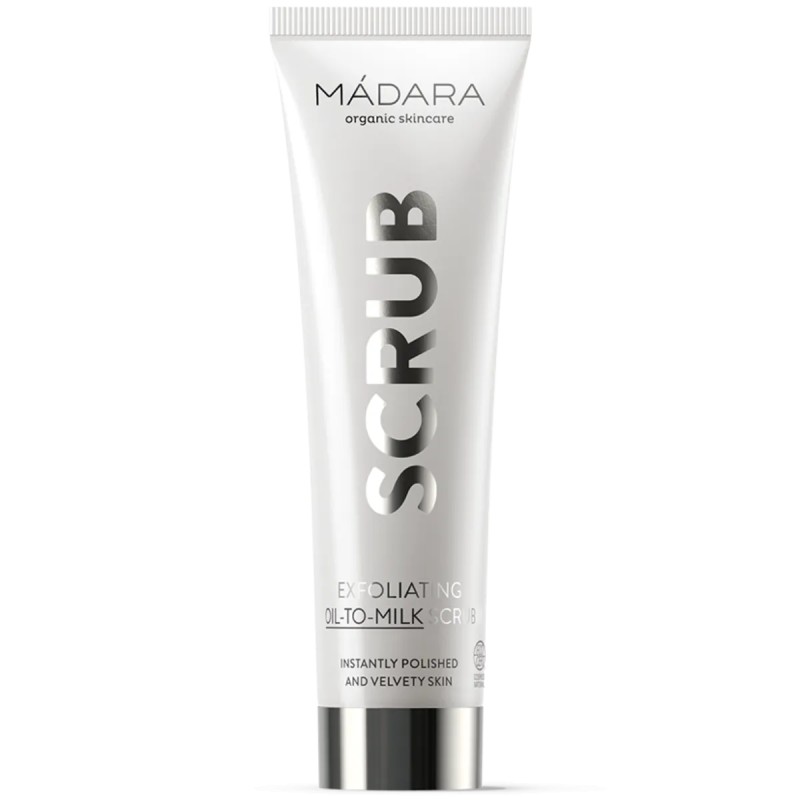 MÁDARA Exfoliating Oil-to-Milk Scrub – Exfoliatie voor een gladde huid | vitsenmins.nl