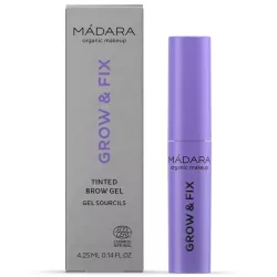 MÁDARA GROW & FIX Tinted Brow Gel – Natuurlijke wenkbrauwgel | vitsenmins.nl