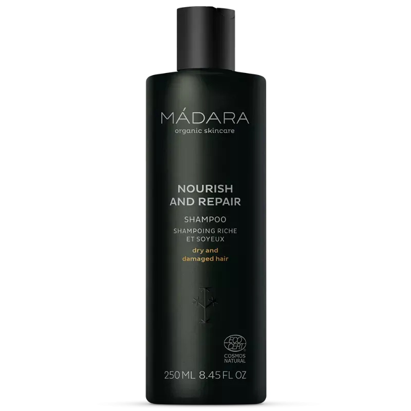 MÁDARA Nourish & Repair Shampoo – Voor droog en beschadigd haar | vitsenmins.nl