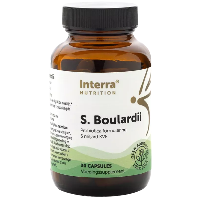 Interra Nutrition Saccharomyces Boulardii – Probioticumgist vanaf 3 jaar | vitsenmins.nl
