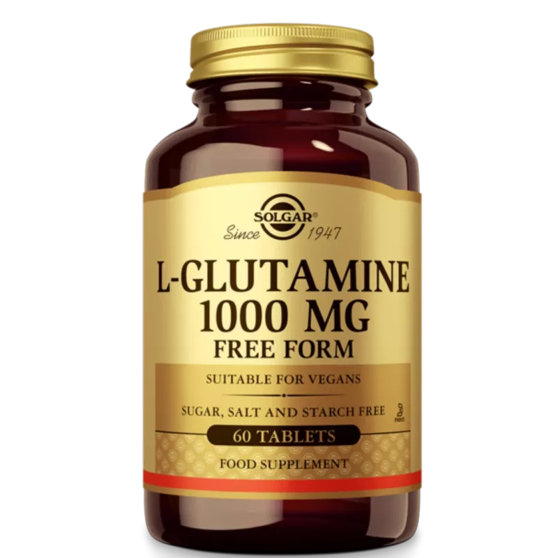 L-Glutamine 1000 mg van Solgar® - aminozuur in vrije vorm | vitsenmins.nl