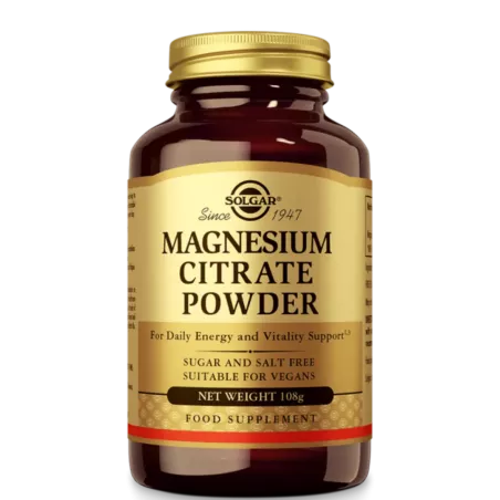Magnesium Citraat Poeder van Solgar® - Voor energie en spieren | vitsenmins.nl