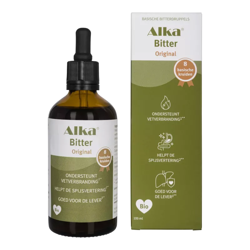 Alka® Bitter Original - Natuurlijke ondersteuning voor spijsvertering & lever | vitsenmins.nl