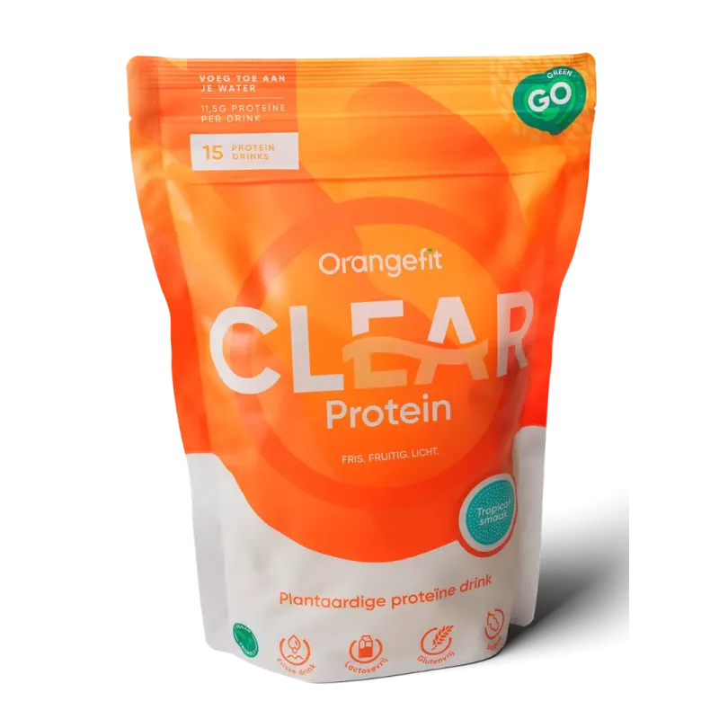 Orangefit Clear Protein | Fruitige Eiwitshake | Vits & Mins