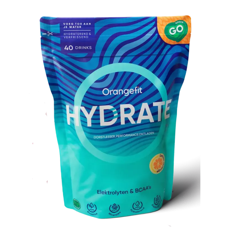 Orangefit Hydrate | Elektrolyten Sportdrank | Vits & Mins