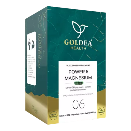Magnesium Supplement 5 Organische Vormen | Goldea Health | Vits & Mins