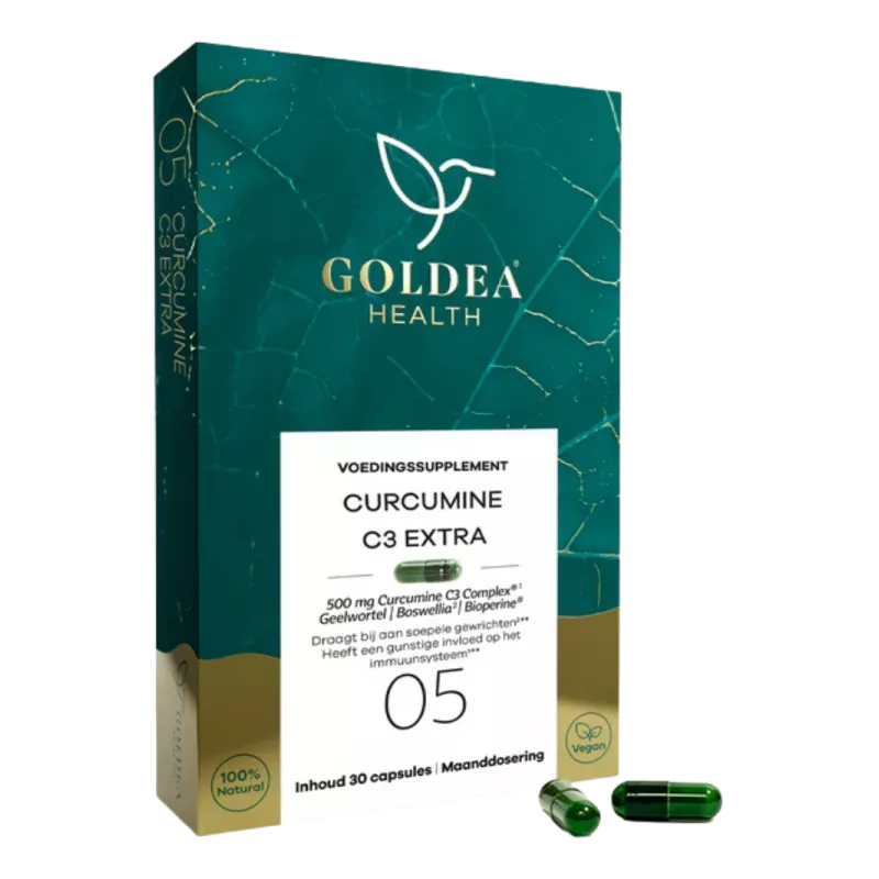 Curcumine C3 Complex 95% met Bioperine | Goldea Health | Vits & Mins