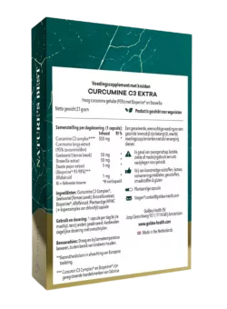 Curcumine C3 Complex 95% met Bioperine | Goldea Health | Vits & Mins