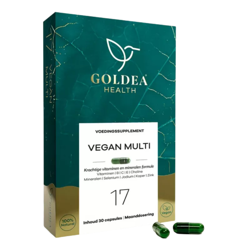 Vegan Multi | Goldea Health | 19 Vitamines & Mineralen | Vits & Mins