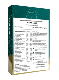 Vegan Multi | Goldea Health | 19 Vitamines & Mineralen | Vits & Mins