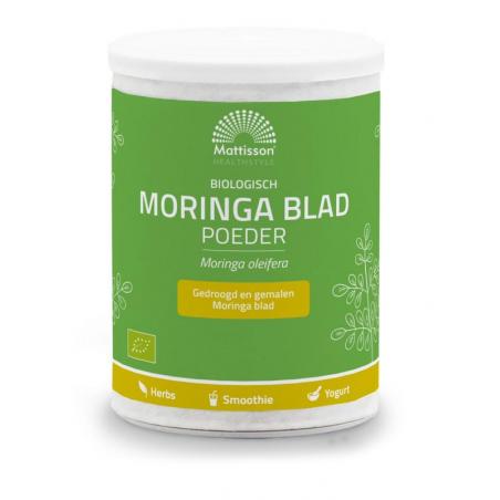 Mattisson Moringa blad poeder moringa oleifera bio