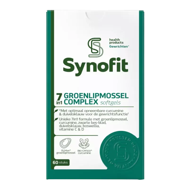 Synofit 7in1 Groenlipmossel Complex | Met Boswellia | Vits & Mins