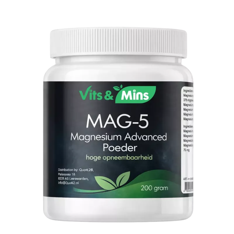 MAG-5 Advanced Magnesium Poeder kopen | Vits & Mins
