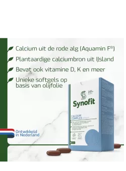 Synofit Calcium Complex | Met Vitamine D3 en K2 | Vits & Mins