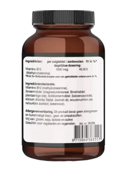 Vitamine B12 Methylcobalamine kopen | Vits & Mins