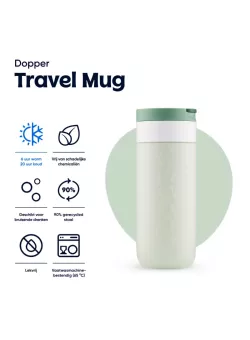 Dopper Travel Mug 400 ml Forest Green | Thermosbeker | Vits & Mins