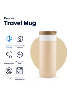 Dopper Travel Mug 300 ml Earthy Brown | Thermosbeker | Vits & Mins