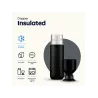 Dopper Insulated 1L Blazing Black | Thermosfles 1 Liter | Vits & Mins