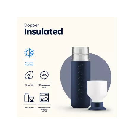 opper Insulated 350 ml Breaker Blue | Thermosfles | Vits & Mins
