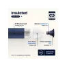 Dopper Insulated 1L Breaker Blue | Thermosfles 1 Liter | Vits & Mins