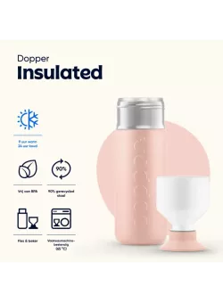 Dopper Insulated 580 ml Pebble Peach | Thermosfles | Vits & Mins