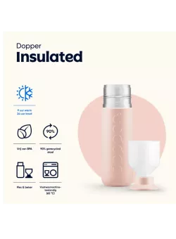 Dopper Insulated 350 ml Pebble Peach | Thermosfles | Vits & Mins