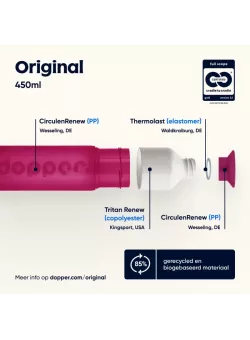 De Dopper Original 450 ml in Funky Fuchsia