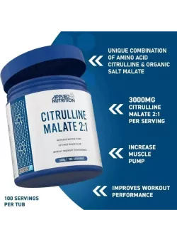 Citrulline Malaat 300 g – Applied Nutrition | Vits & Mins