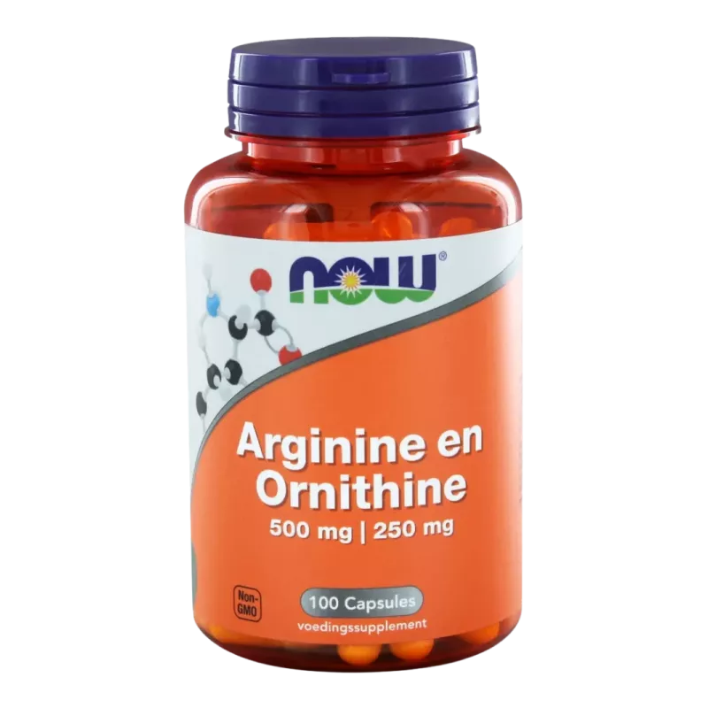 NOW Arginine & Ornithine 500/250 mg | Vits & Mins