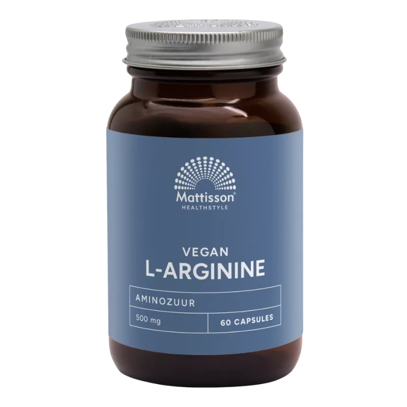 Mattisson L-Arginine 500 mg Kopen | Vegan MCT | Vits & Mins