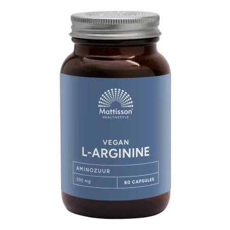 Mattisson L-Arginine 500 mg Kopen | Vegan MCT | Vits & Mins