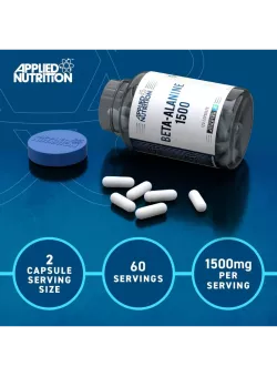 Applied Nutrition Bèta-Alanine 1500 mg Capsules | Vits & Mins