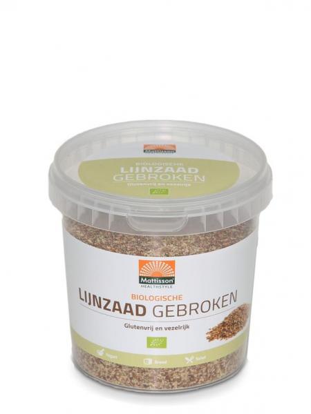 Mattisson Lijnzaad gebroken omega 3 bio