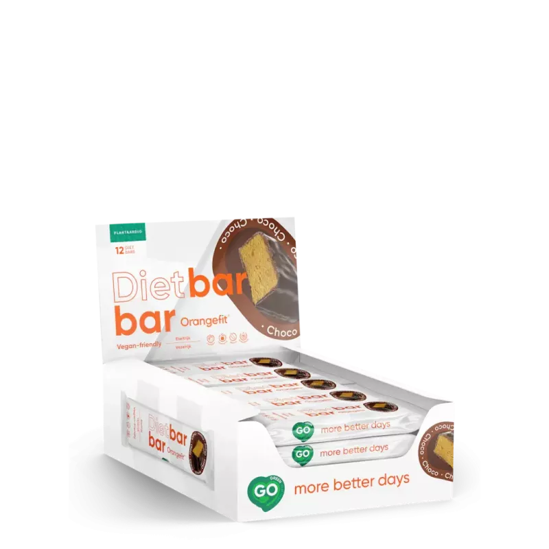 Orangefit® Diet Bar 12 stuks – Vegan maaltijdrepen | vitsenmins.nl